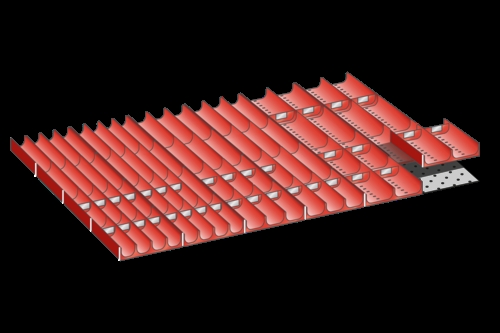 Skuffeindretning til Lista 54 x 36 - Kit 21