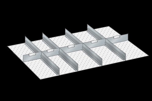 Skuffeindretning til Lista 54 x 36 - Metal 142