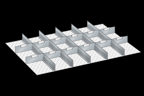 Skuffeindretning til Lista 54 x 36 - Metal 143