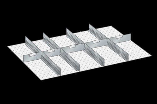 Skuffeindretning til Lista 54 x 36 - Metal 150