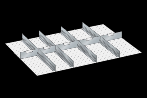 Skuffeindretning til Lista 54 x 36 - Metal 153