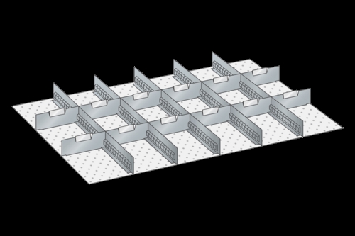 Skuffeindretning til Lista 54 x 36 - Metal 154