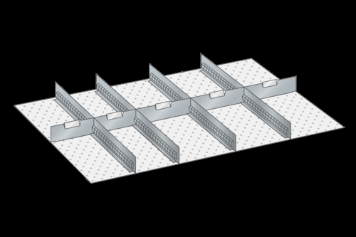 Skuffeindretning til Lista 54 x 36 - Metal 156