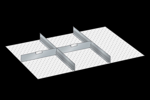 Skuffeindretning til Lista 54 x 36 - Metal 164