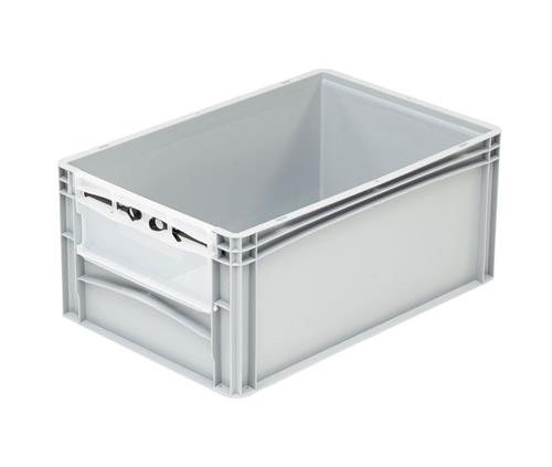 Eurokasse m/plukkeåbning og skydeluge - 600 x 400 x 270 mm.