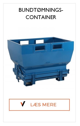 Bundtømningscontainere