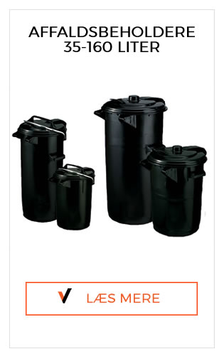 Affaldsbeholdere 35-160 Liter