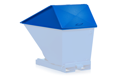Højt låg til Tipcontainer ST 300 L i Blå