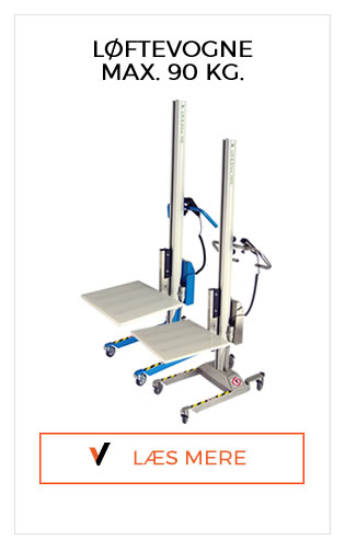 Løftevogne Max. 90 kg.